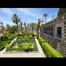 Einer der Gärten der Alkázar